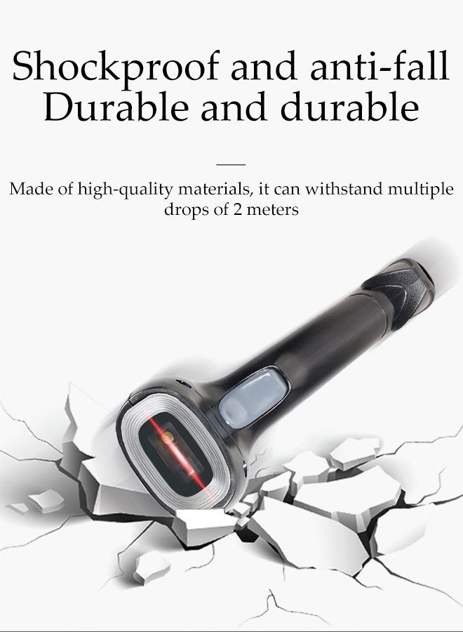 DUNISO Wireless 2D QR Barcode Scanner,Wired Handheld Bar,1D 2D Code Imager Reader,Plug and Play,Anti Shock and Anti Fall,for Laptops, Computers, Cashier, POS - Image 3